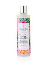 Load image into Gallery viewer, FLORA & CURL Organic Rose & Honey Cream Shampoo Product Bottle