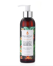Load image into Gallery viewer, FLORA & CURL African Citrus Superfruit Hair Oil Product Bottle
