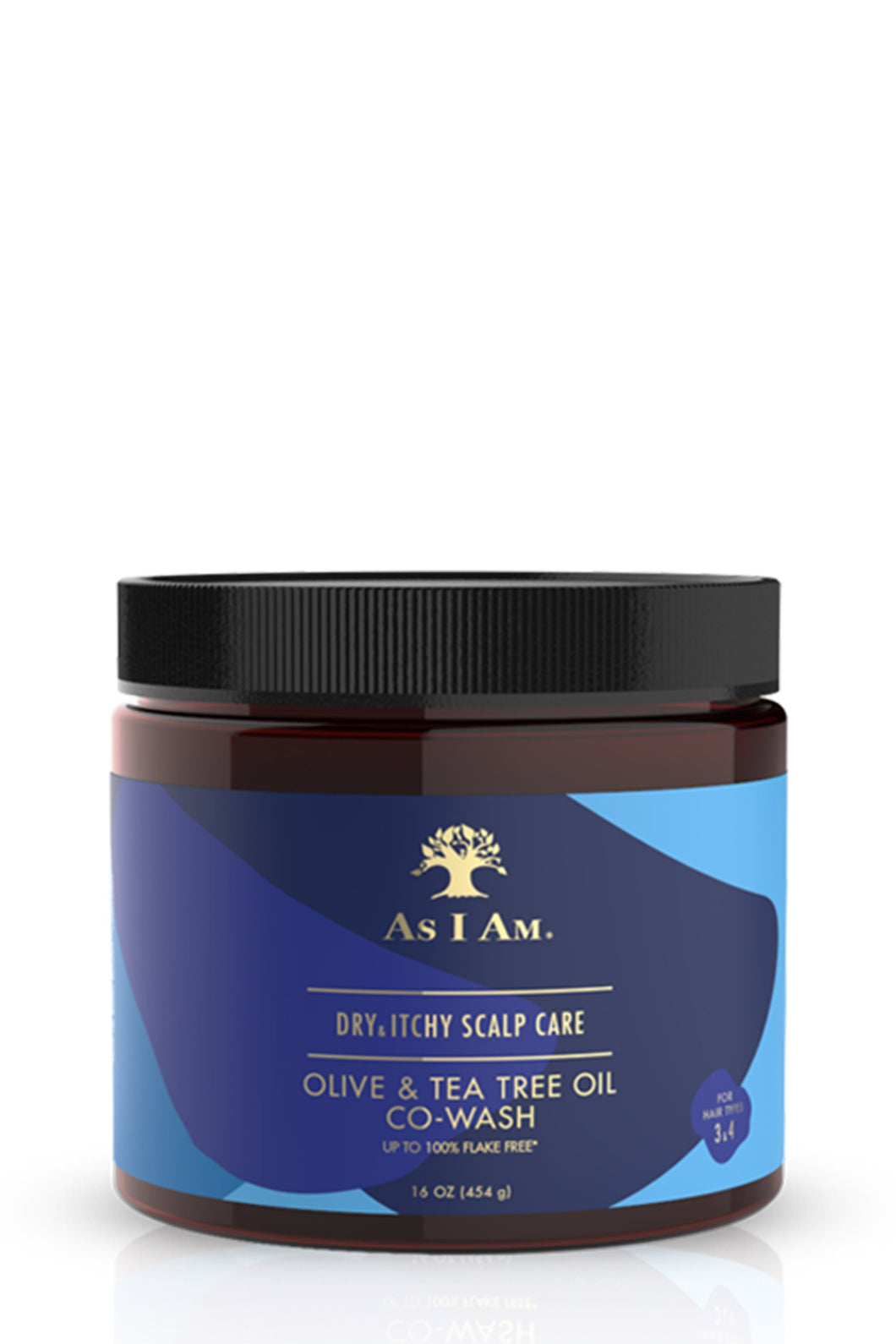 AS I AM Dry and Itchy Scalp Care Olive and Tea Tree Oil Co-Wash Product