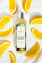 Load image into Gallery viewer, FLORA &amp; CURL African Citrus Superfruit Shampoo Product Bottle
