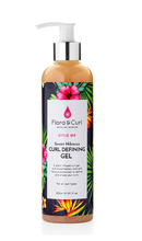 Load image into Gallery viewer, FLORA &amp; CURL Sweet Hibiscus Curl Defining Gel Product Bottle
