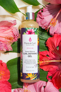 FLORA & CURL Sweet Hibiscus Curl Defining Gel Product Bottle