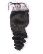 Load image into Gallery viewer, LONDON VIRGIN HAIR Luxury Transparent Lace Free Part Closure
