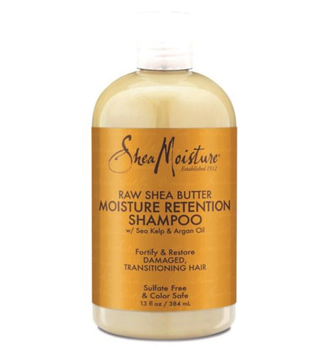 SHEA BUTTER Raw Shea Butter Moisture Retention Shampoo Product Bottle