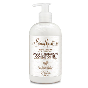 SHEA MOISTURE 100% Virgin Coconut Oil Daily Hydration Conditioner Product Bottle